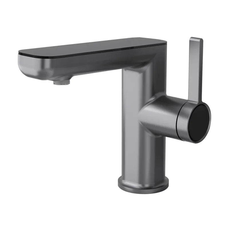 Elegant Zinc Alloy Bathroom Sink Faucet – Hot & Cold, Single Hole