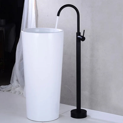 Luxury Brass Basin Faucet Single Handle Hot Cold Mixer Tap Gold
