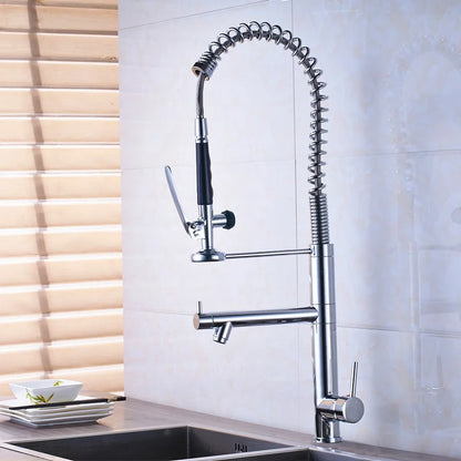 Luxury Black Bronze 360° Rotating Kitchen Mixer Faucet – Single Handle