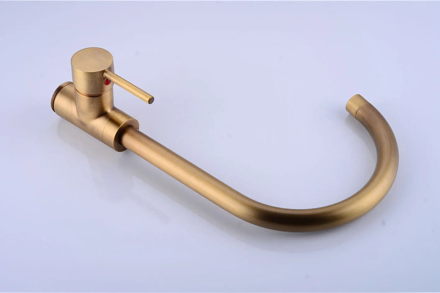 Luxury Brass Basin Faucet Single Handle Hot Cold Mixer Tap Gold