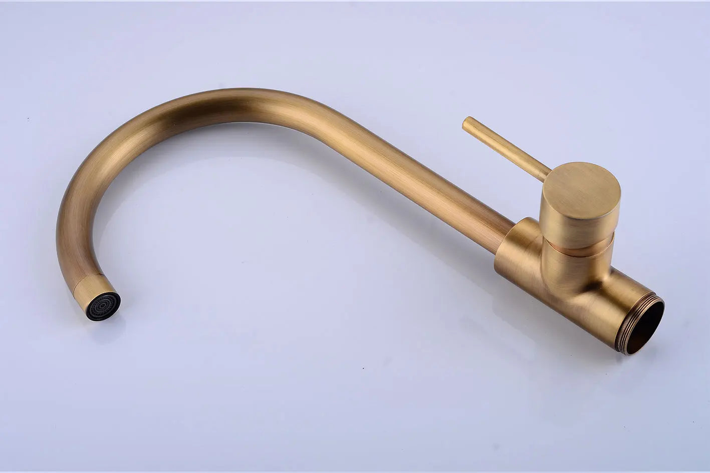 Luxury Brass Basin Faucet Single Handle Hot Cold Mixer Tap Gold