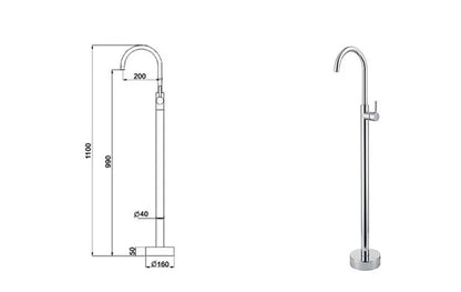 Luxury Brass Basin Faucet Single Handle Hot Cold Mixer Tap Gold