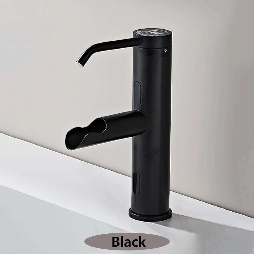 Smart Sensor Faucet with Soap Dispenser Touchless Basin Tap