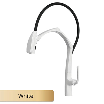 Gun Grey LED Kitchen Faucet Touchless Pull Down Mixer Tap
