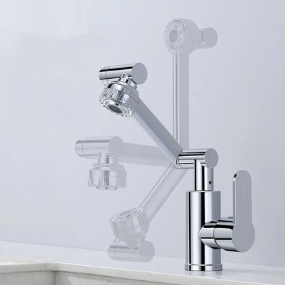 360° Rotating Robotic Arm Faucet Dual Mode Water Saver Tap