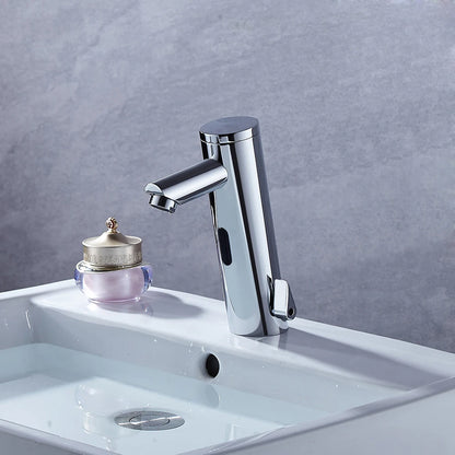 Automatic Sensor Faucet Hot Cold Touchless Basin Tap Chrome