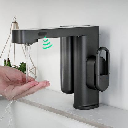 Touchless Sensor Faucet with Foam Soap Dispenser Basin Mixer Tap