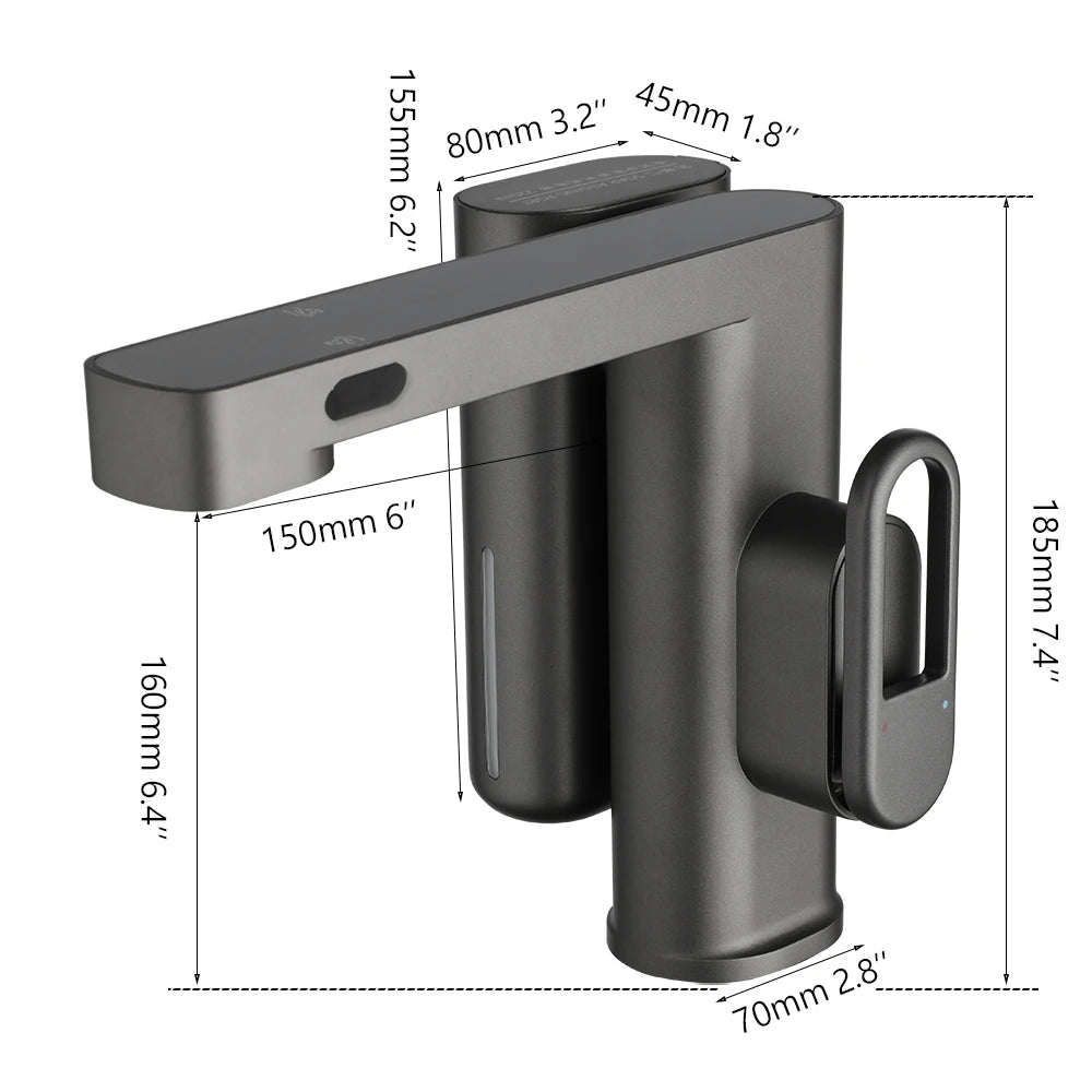 Touchless Sensor Faucet with Foam Soap Dispenser Basin Mixer Tap