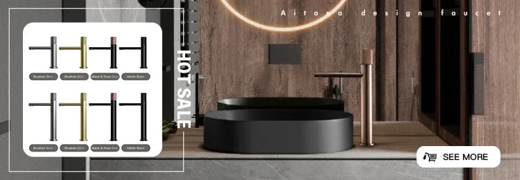 Luxury Gun Gray Brass Kitchen Faucet – Digital Touchless Pull-Out Mixer