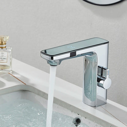 Smart Sensor LED Faucet Touchless Hot Cold Basin Mixer Tap