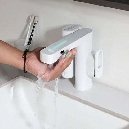 Touchless Sensor Faucet with Foam Soap Dispenser Basin Mixer Tap