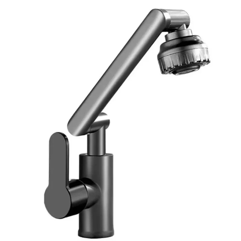 360° Rotating Robotic Arm Faucet Dual Mode Water Saver Tap
