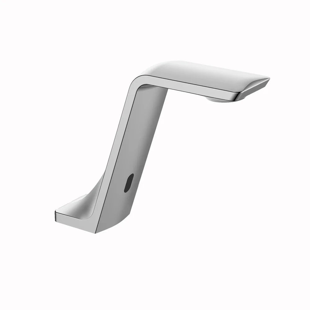 Gun Gray Automatic Sensor Bathroom Basin Faucet Cold Water Tap