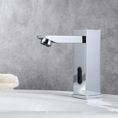 Automatic Infrared Sensor Basin Faucet Touchless Bathroom Tap