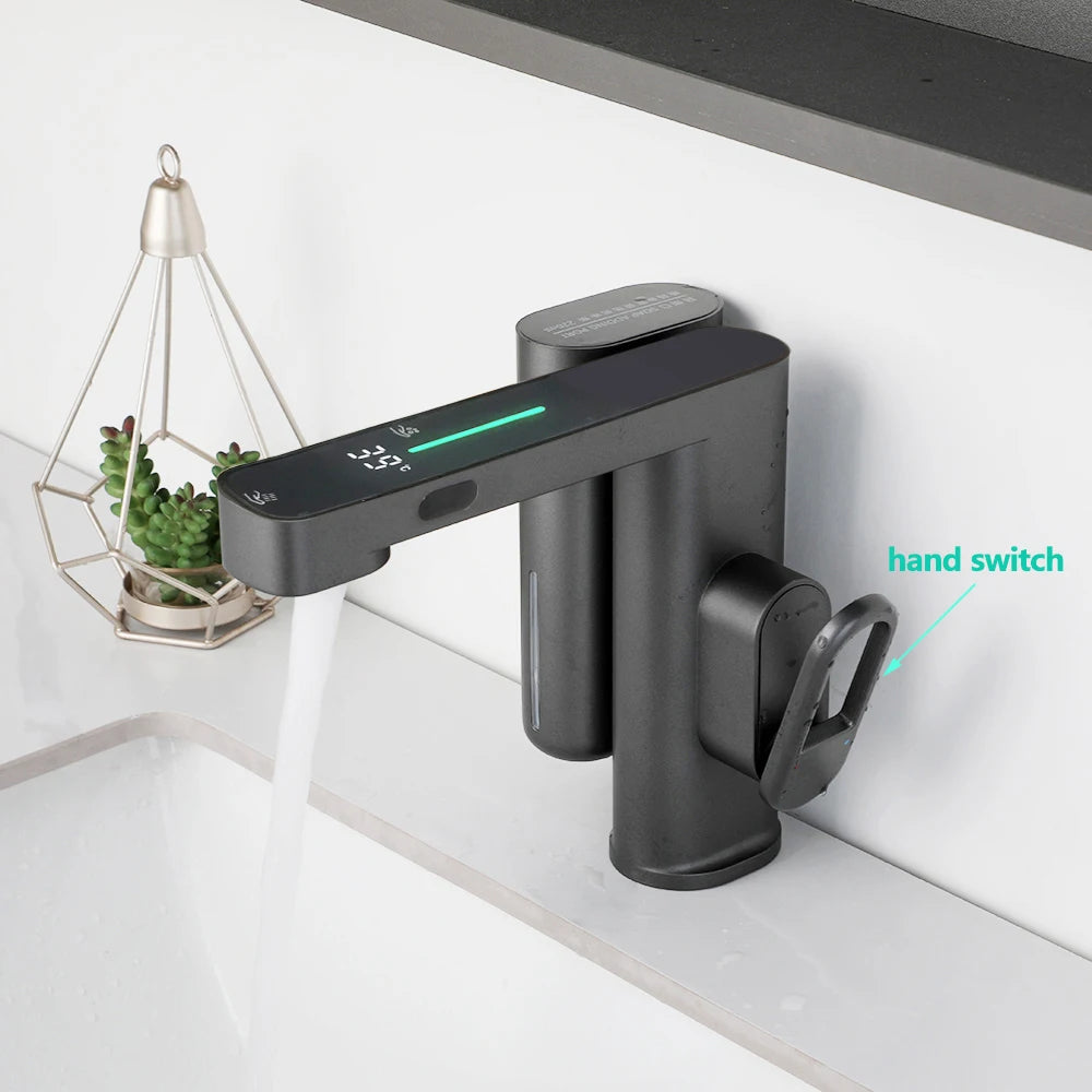 Touchless Sensor Faucet with Foam Soap Dispenser Basin Mixer Tap