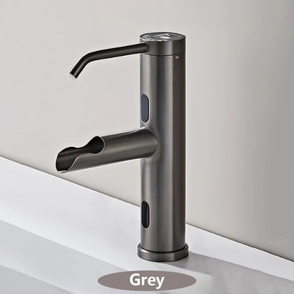 Smart Sensor Faucet with Soap Dispenser Touchless Basin Tap