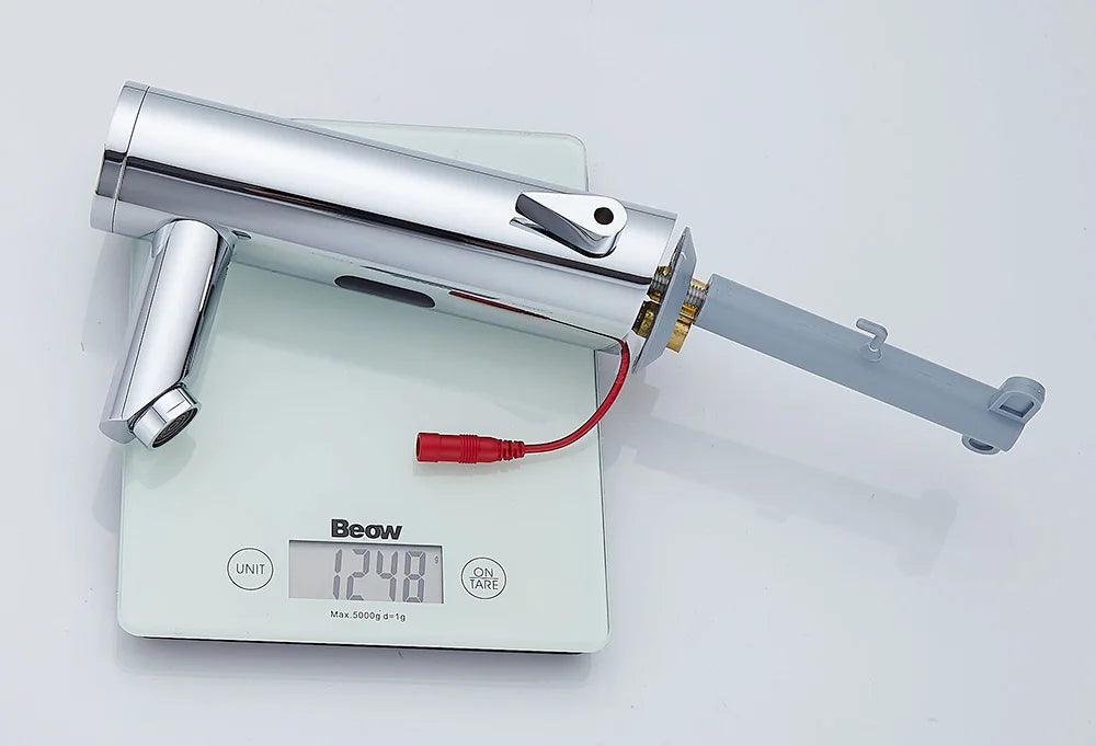 Automatic Sensor Faucet Hot Cold Touchless Basin Tap Chrome