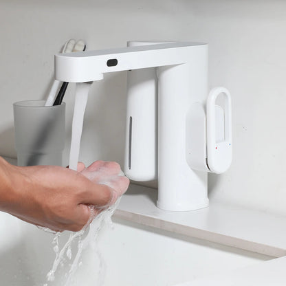 Touchless Sensor Faucet with Foam Soap Dispenser Basin Mixer Tap