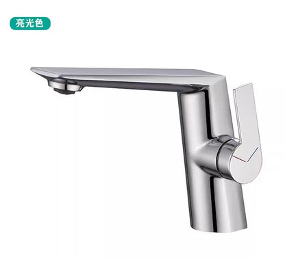 Chrome/gun gray hot and cold dual-use basin faucet bathroom toilet light luxury wash basin under the counter basin wash basin fa