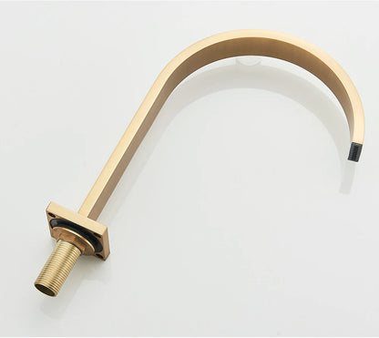 Brushed Gold Bathroom Basin Faucet Hot Cold Mixer Sink Tap
