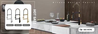 Luxury Gun Gray Brass Kitchen Faucet – Digital Touchless Pull-Out Mixer