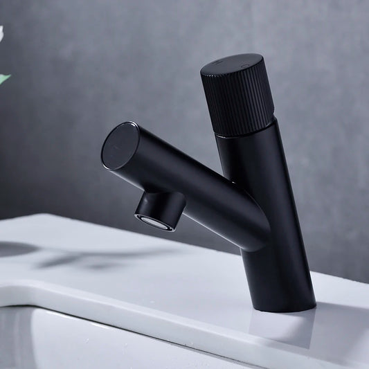 Black LED Digital Bathroom Basin Faucet Temperature Display Tap