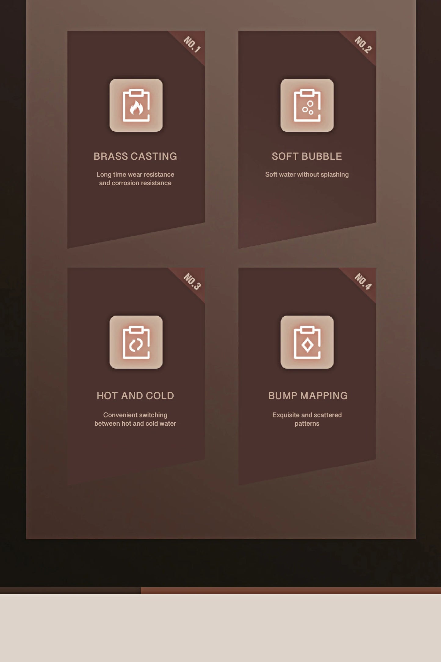 Aitana Black Brass Bathroom Faucet – Hot & Cold, Single Hole