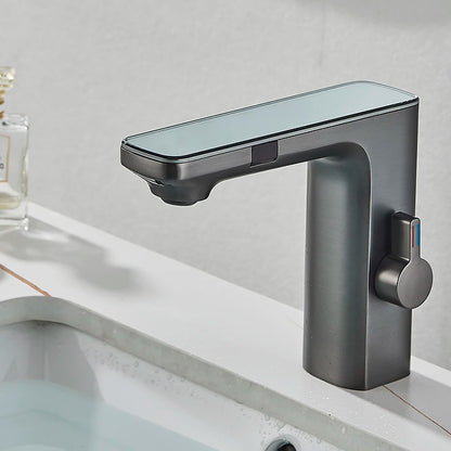 Smart Sensor LED Faucet Touchless Hot Cold Basin Mixer Tap