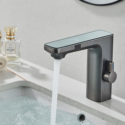 Smart Sensor LED Faucet Touchless Hot Cold Basin Mixer Tap