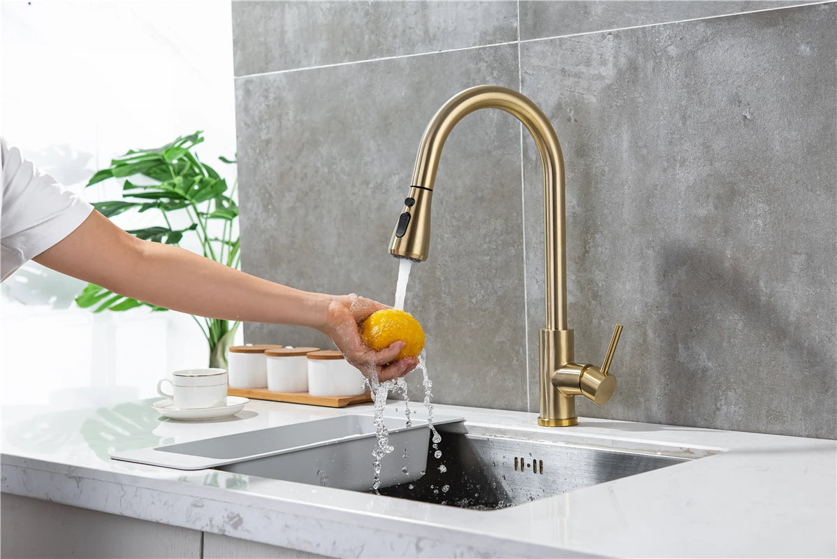 Touch Kitchen Faucet Pull-Out Mixer 360°