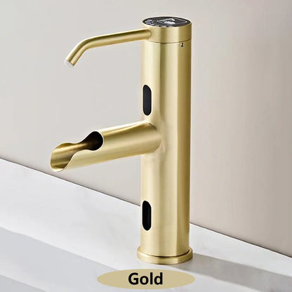 Smart Sensor Faucet with Soap Dispenser Touchless Basin Tap