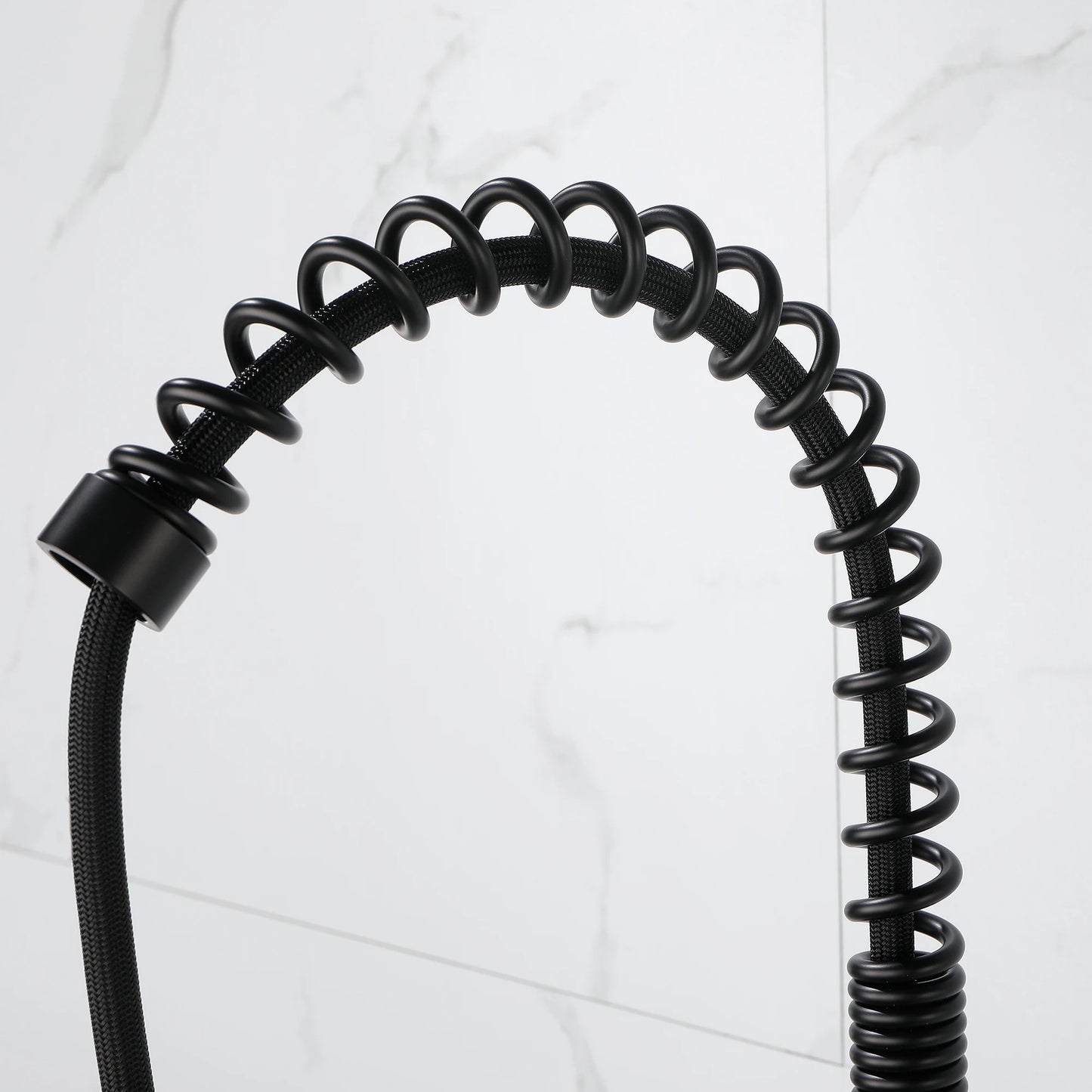 Solid Brass Pull Down Kitchen Faucet with High Arc Sprayer