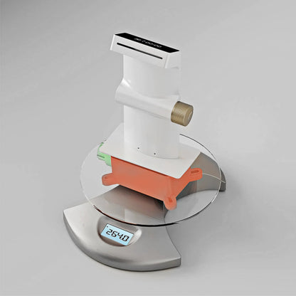 Gun Grey LED Digital Bathroom Faucet Waterfall Mixer Tap