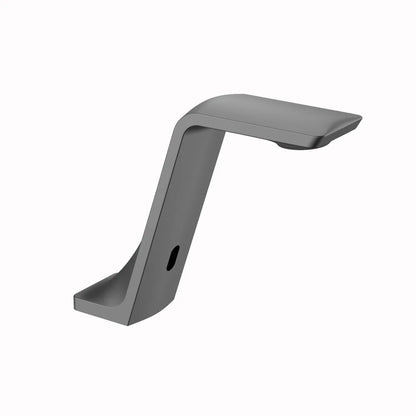 Gun Gray Automatic Sensor Bathroom Basin Faucet Cold Water Tap