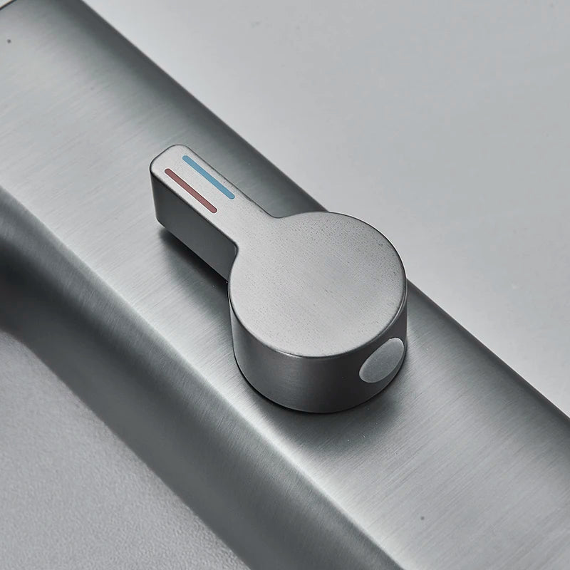 Smart Sensor LED Faucet Touchless Hot Cold Basin Mixer Tap