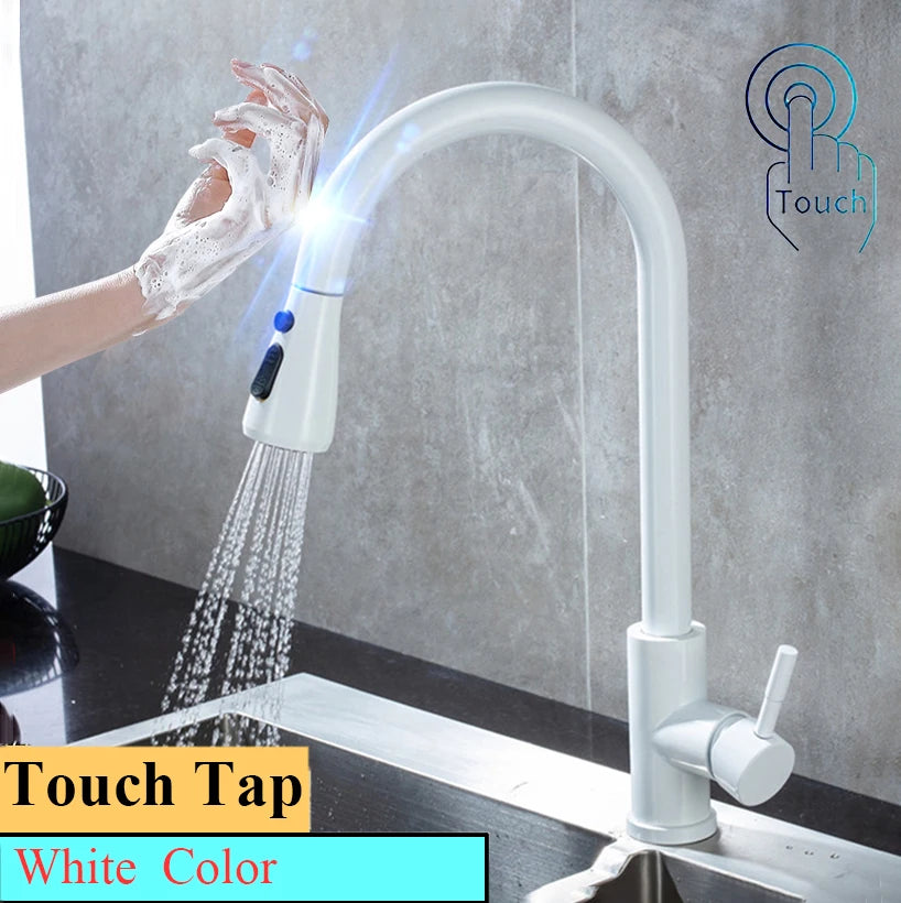 Touch Kitchen Faucet Pull-Out Mixer 360°