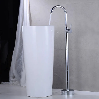 Luxury Brass Basin Faucet Single Handle Hot Cold Mixer Tap Gold