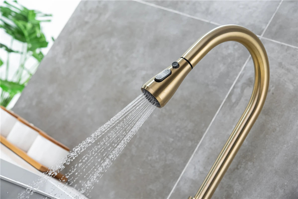 Touch Kitchen Faucet Pull-Out Mixer 360°