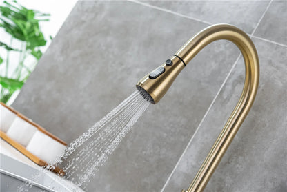 Touch Kitchen Faucet Pull-Out Mixer 360°