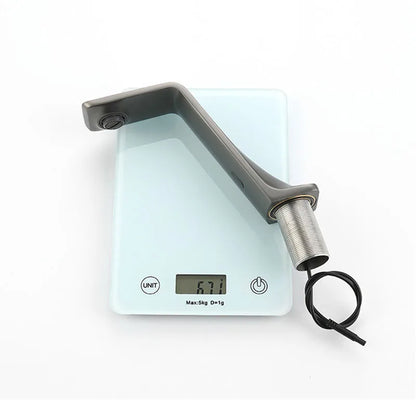 Gun Gray Automatic Sensor Bathroom Basin Faucet Cold Water Tap