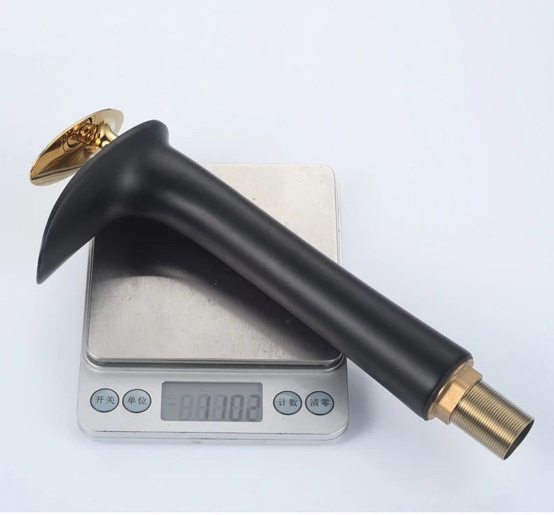 Antique Brass Waterfall Bathroom Faucet – Single Handle Basin Mixer Tap