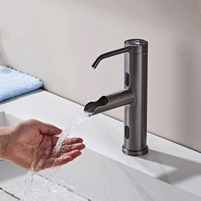 Smart Sensor Faucet with Soap Dispenser Touchless Basin Tap