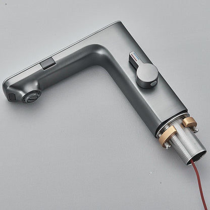 Smart Sensor LED Faucet Touchless Hot Cold Basin Mixer Tap
