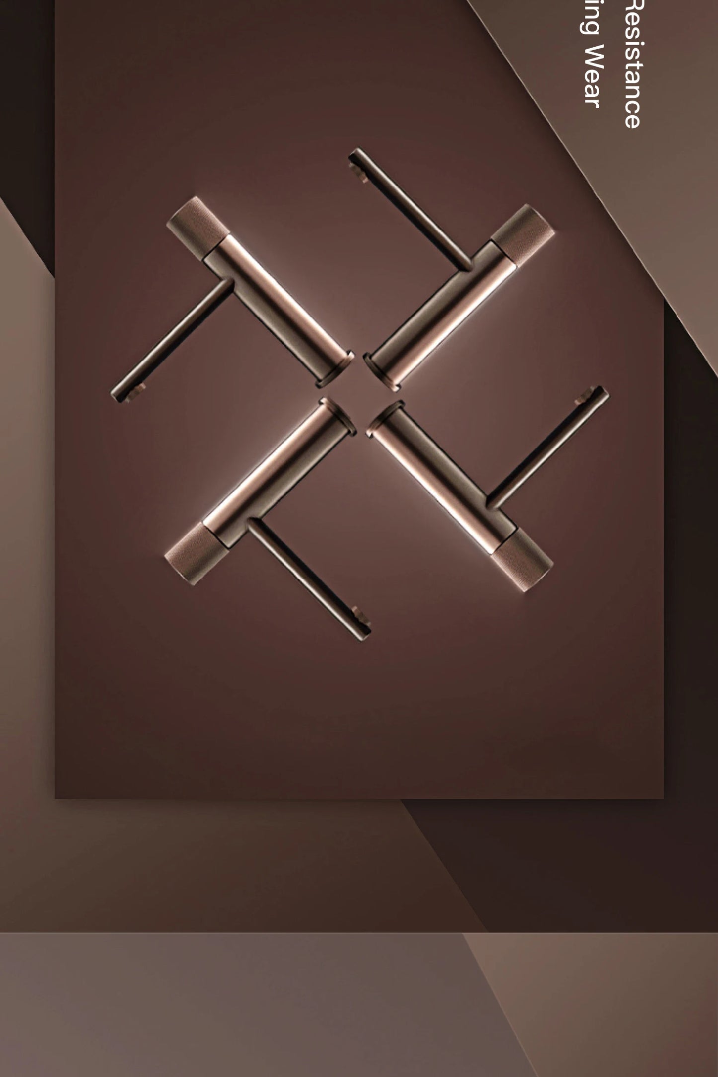 Aitana Black Brass Bathroom Faucet – Hot & Cold, Single Hole