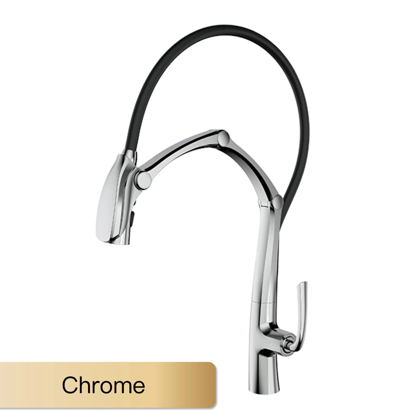 AITANA Gun Grey Touchless LED Kitchen Faucet – Pull-Out 3-Function Spray