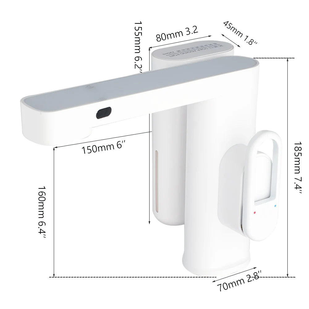 Touchless Sensor Faucet with Foam Soap Dispenser Basin Mixer Tap
