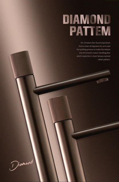 Aitana Black Brass Bathroom Faucet – Hot & Cold, Single Hole
